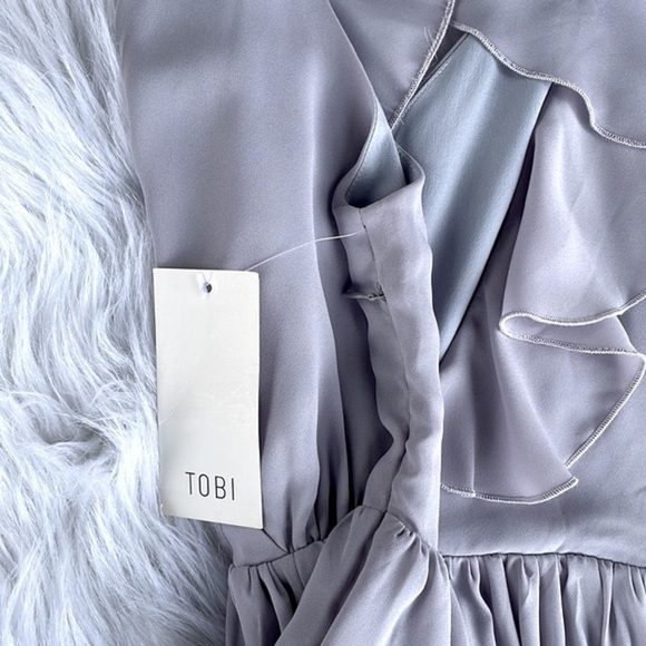 Tobi Maxi Dress Purple Formal Prom Wedding Cocktail Preppy Party Bridesmaid Sml - Picture 10 of 13